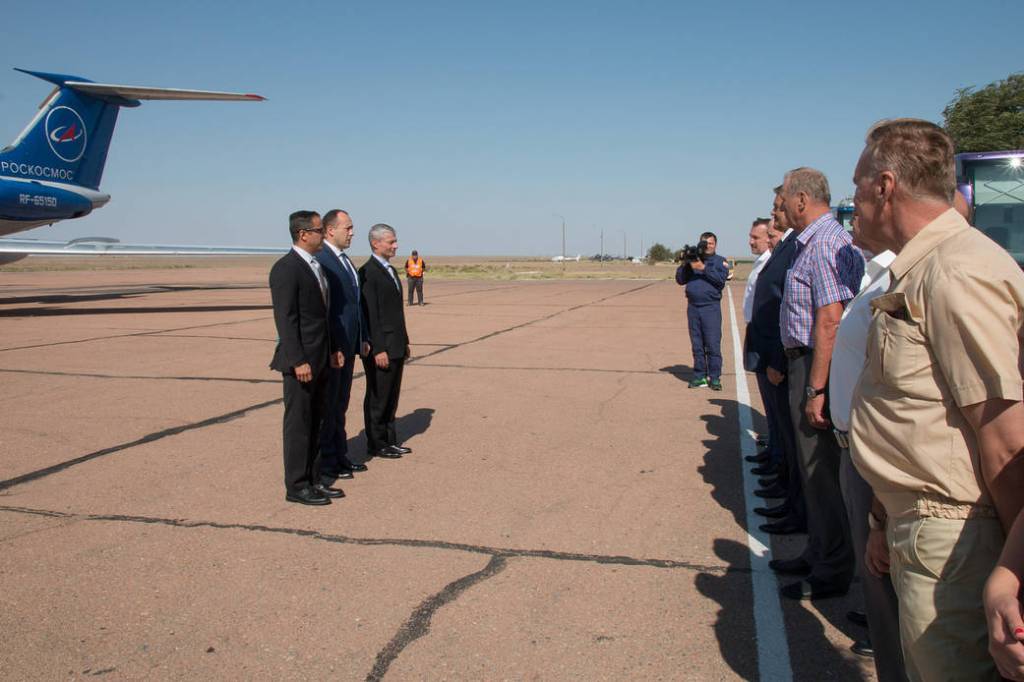 Expedition 53-54 Crew Members Arrive in Kazakhstan