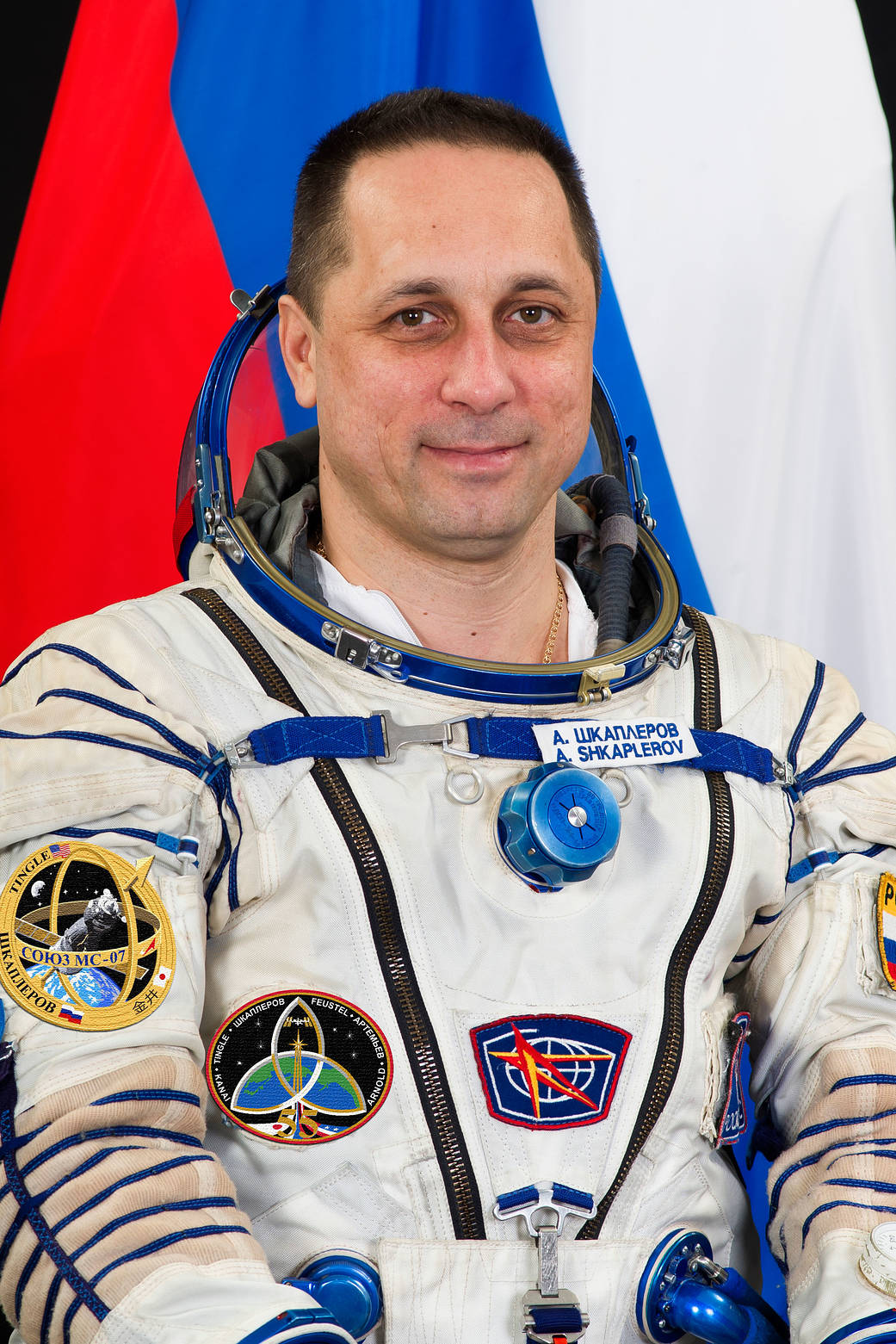 Expedition 54-55 Flight Engineer and Commander Anton Shkaplerov of Roscosmos