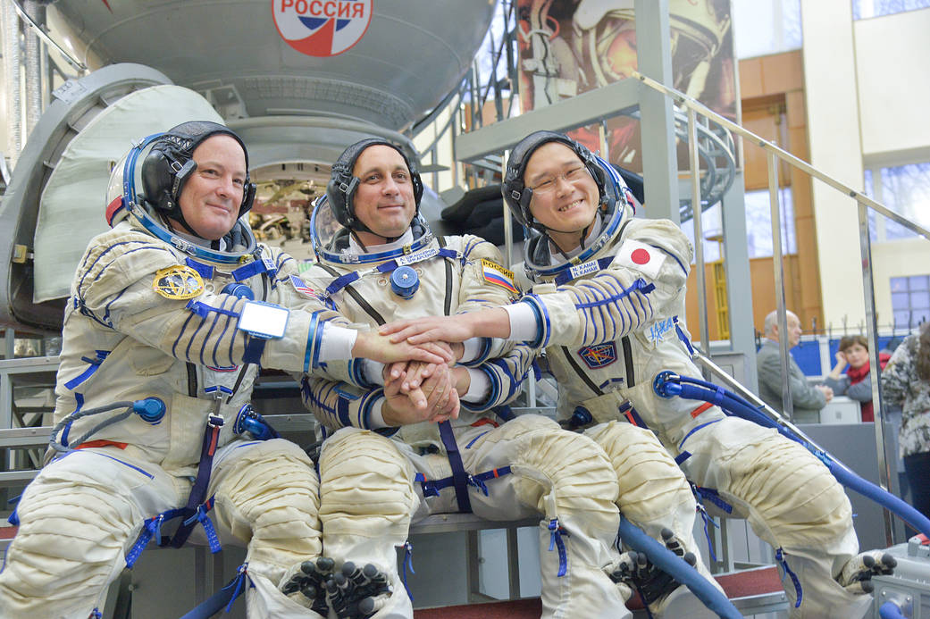  Expedition 54-55 Crew Members in Star City, Russia