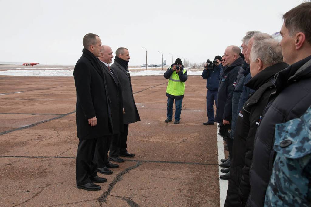 Expedition 55 Crew Members Arrive in Kazakhstan