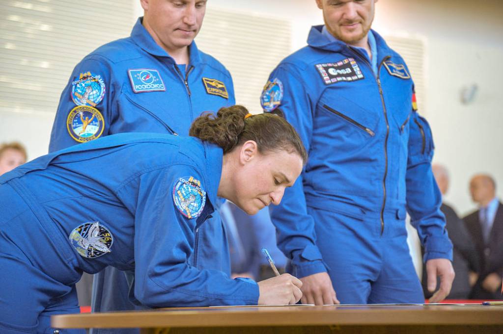 Expedition 56 prime crew member Serena Auñón-Chancellor of NASA