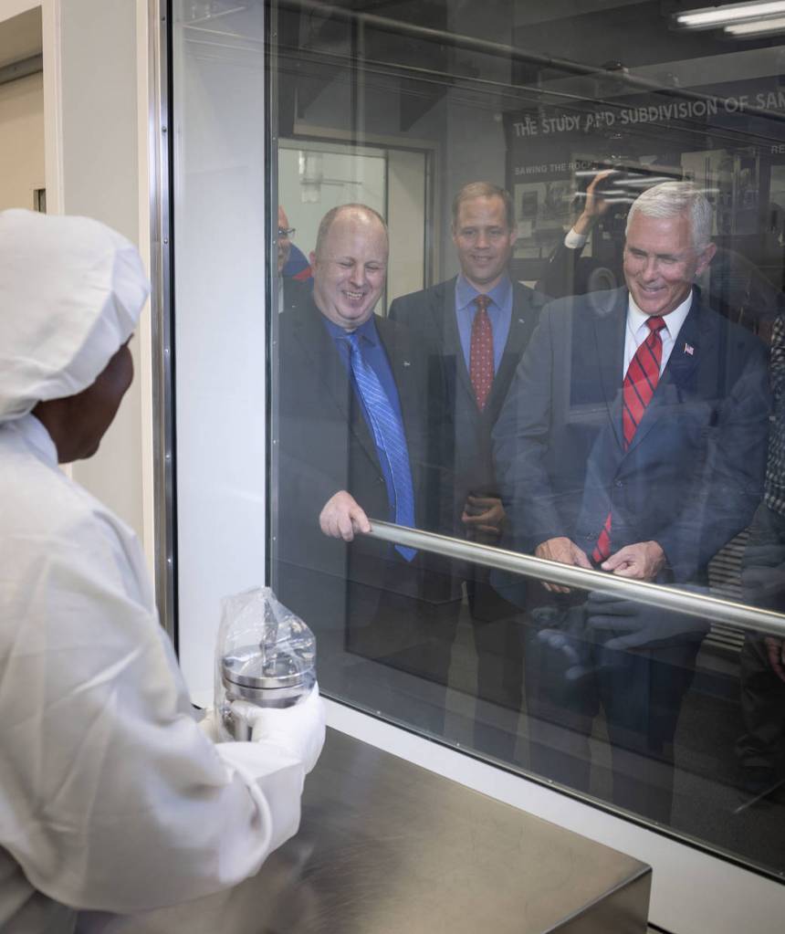 Vice President Mike Pence visits NASA’s Johnson Space Center