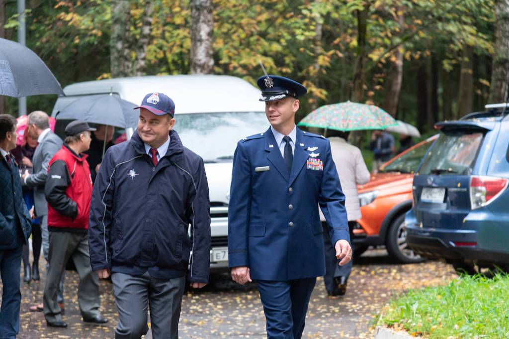 Expedition 57 crew departs the Gagarin Cosmonaut Training Center