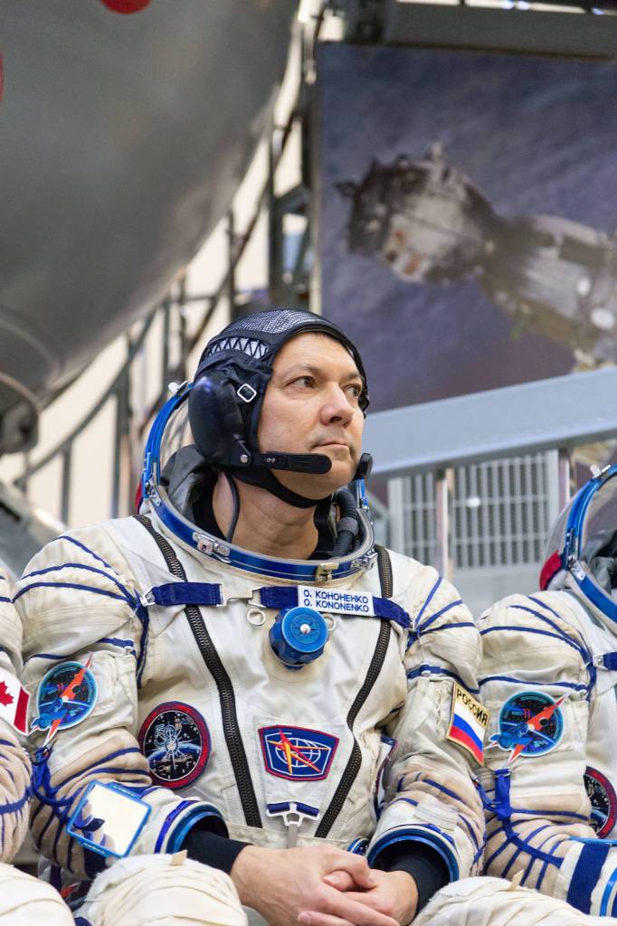 Expedition 58 crew member Oleg Kononenko of Roscosmos