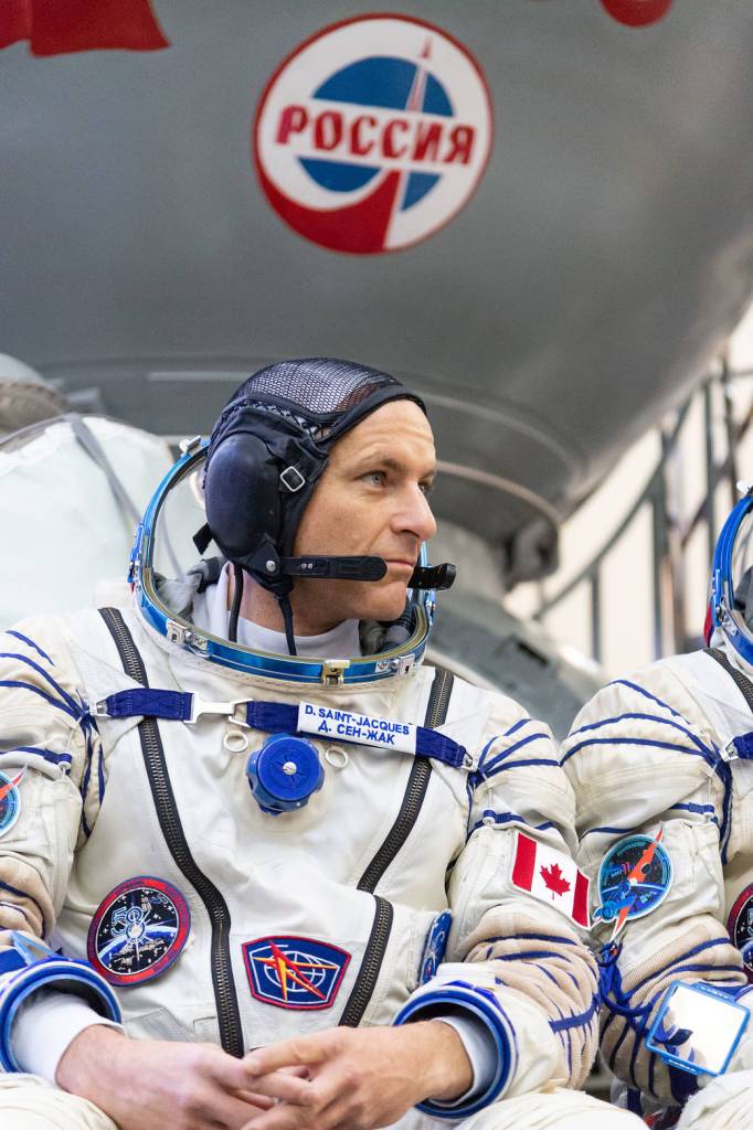 Expedition 58 crew member David Saint-Jacques of the Canadian Space Agency