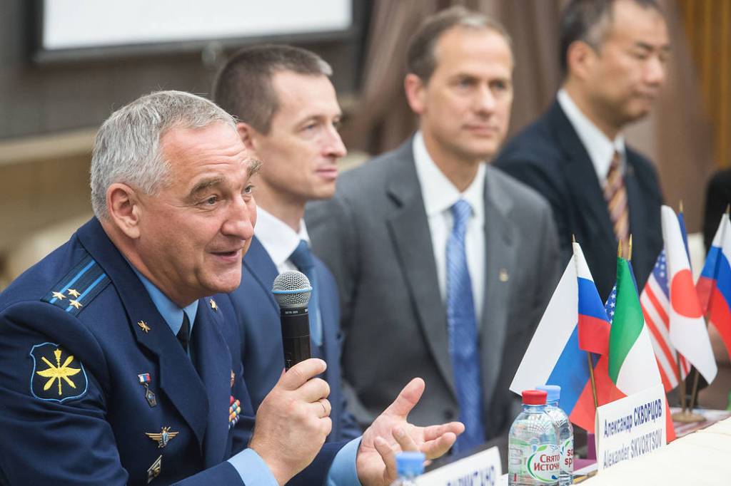 Expedition 60 crewmember Alexander Skvortsov of Roscosmos