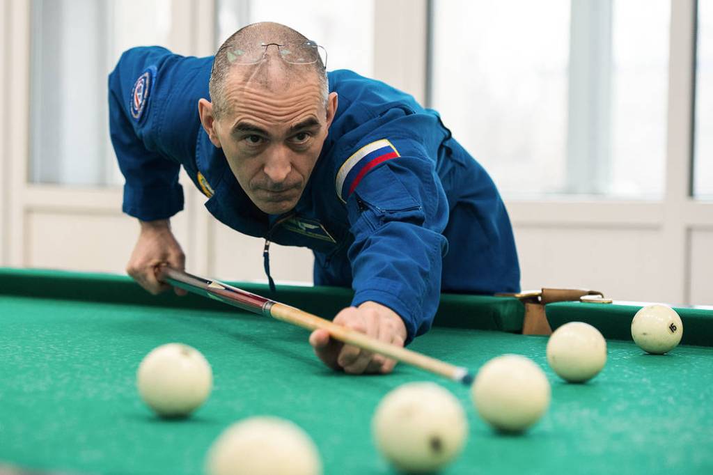 Expedition 63 crewmember Anatoly Ivanishin of Roscosmos
