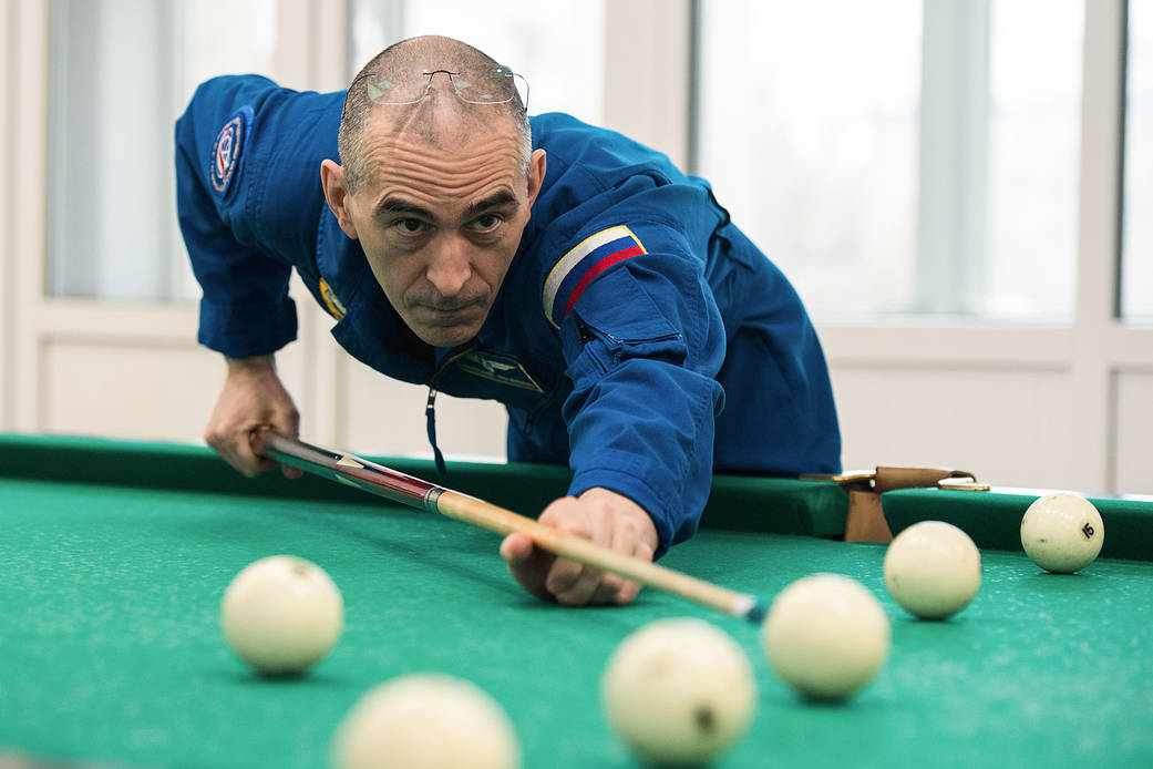 Expedition 63 crewmember Anatoly Ivanishin of Roscosmos
