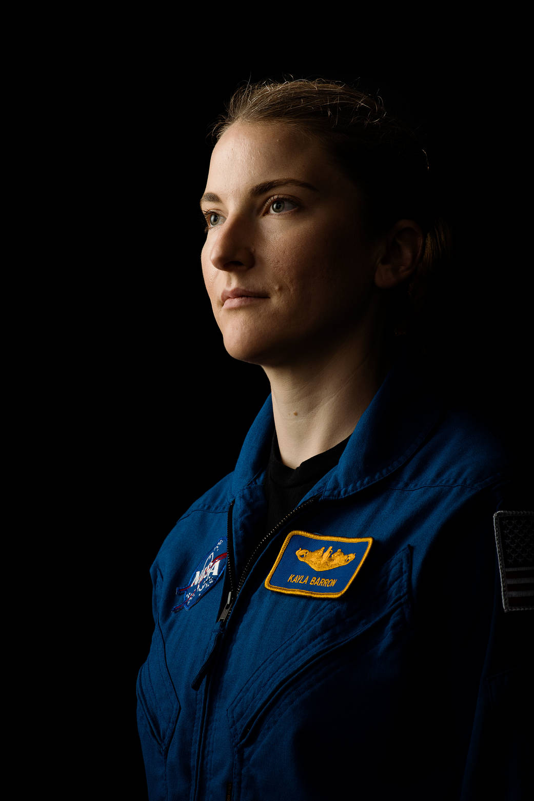 NASA astronaut Kayla Barron poses for a portrait