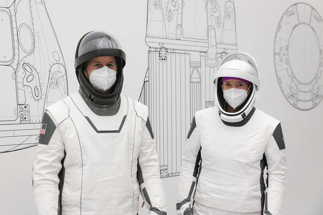 SpaceX Crew-2 members Shane Kimbrough and Megan McArthur