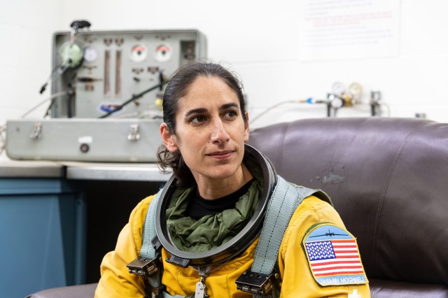 Moghbeli, an AH-1W Super Cobra pilot and Marine Corps test pilot, has over 150 combat missions and 2,000 hours of flight time in over 25 different aircraft.