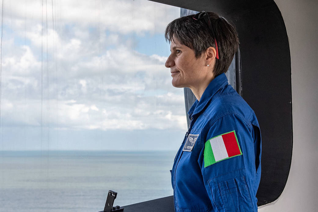 ESA astronaut Samantha Cristoforetti of Italy