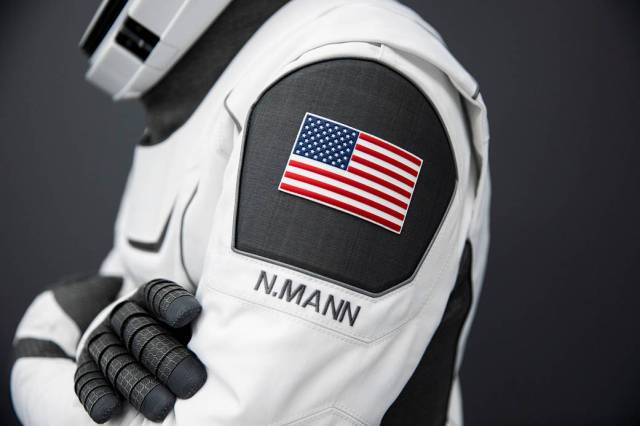 SpaceX Crew-5 Commander Nicole Mann's launch and entry suit