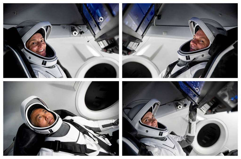 The four members of the SpaceX Crew-5 mission