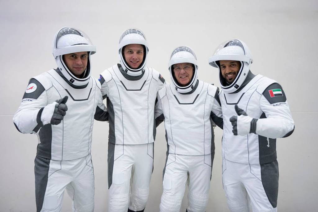 The four crew members of the SpaceX Crew-6 mission