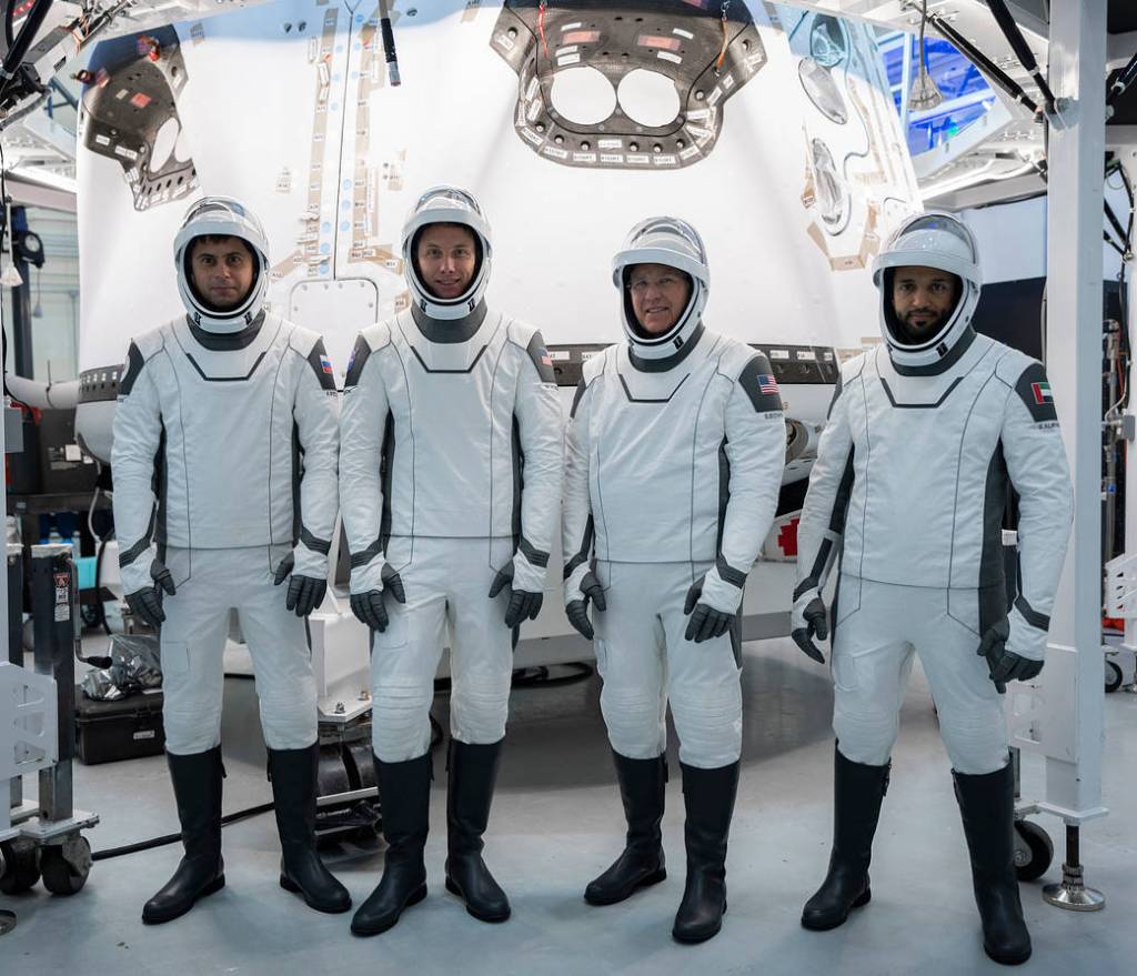 The four crew members of the SpaceX Crew-6 mission