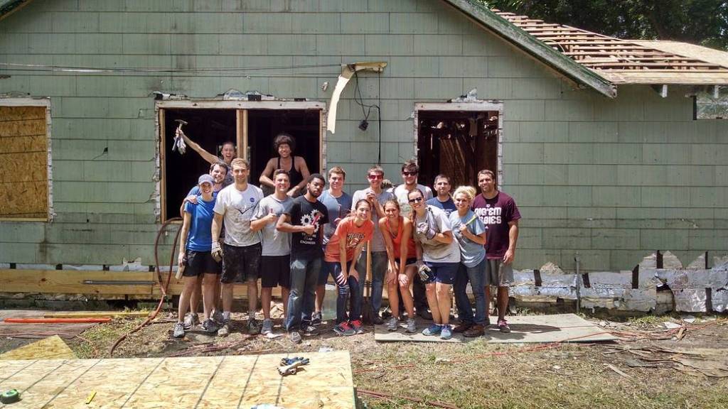 Johnson Interns Raize the Roof
