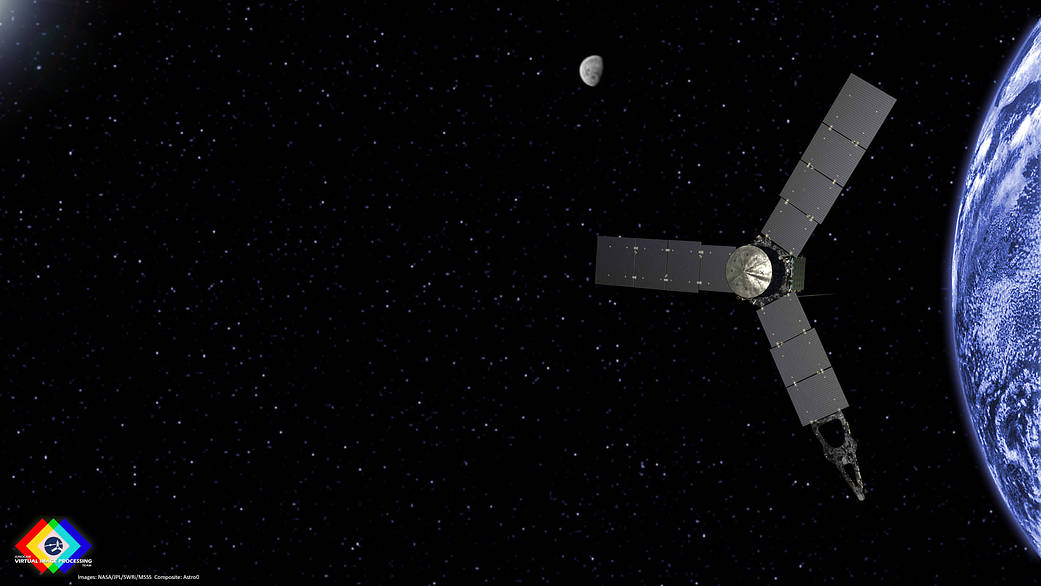 Juno artistic flyby montage