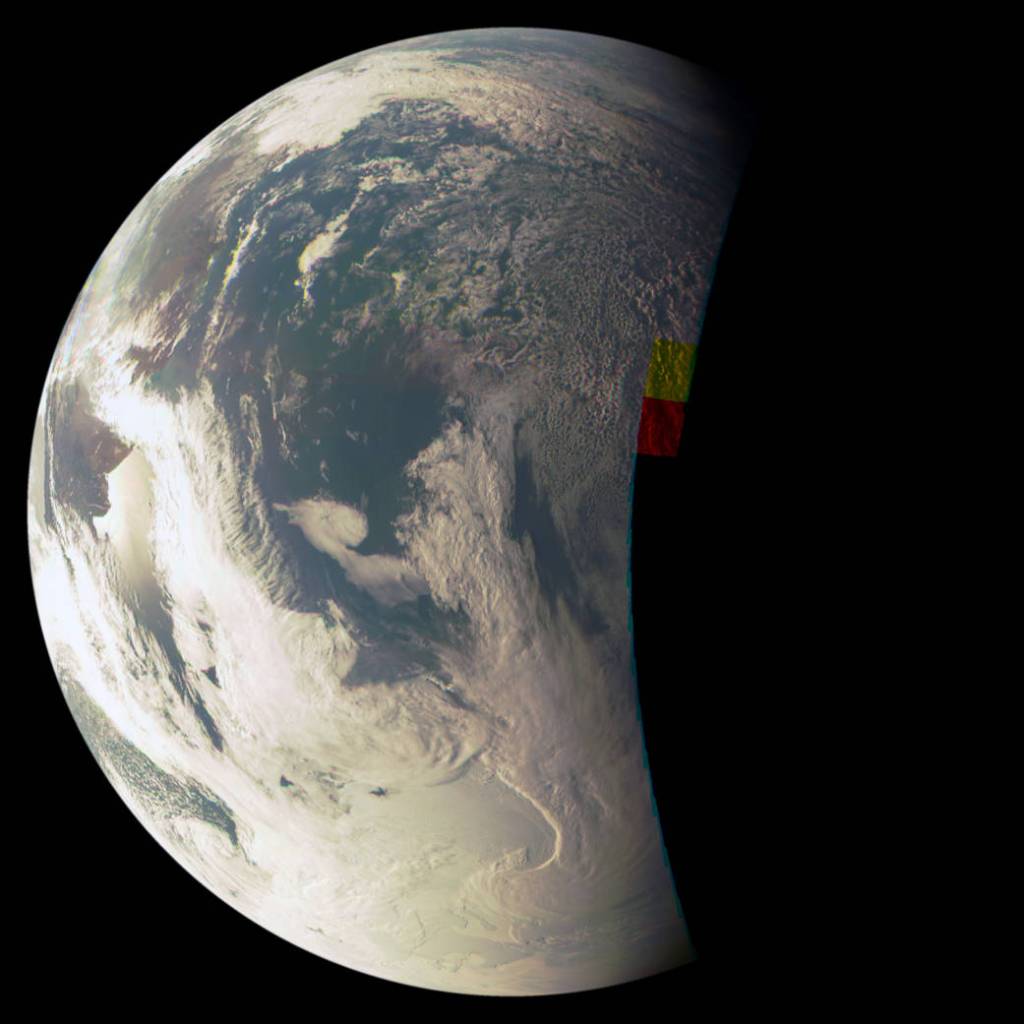 JunoCam Views Southern Atlantic and Antarctica