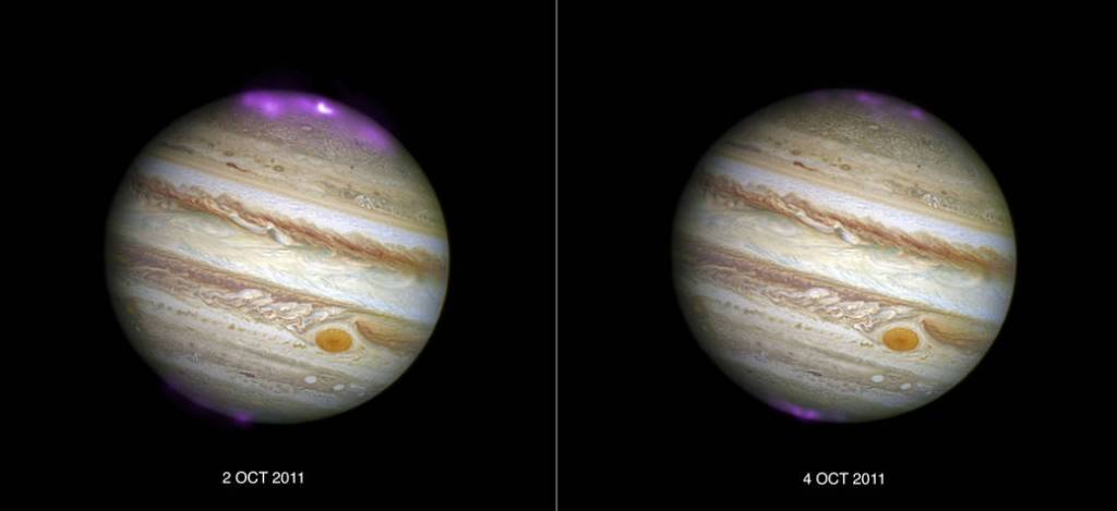 Solar Storms Ignite X-ray “Northern Lights” on Jupiter