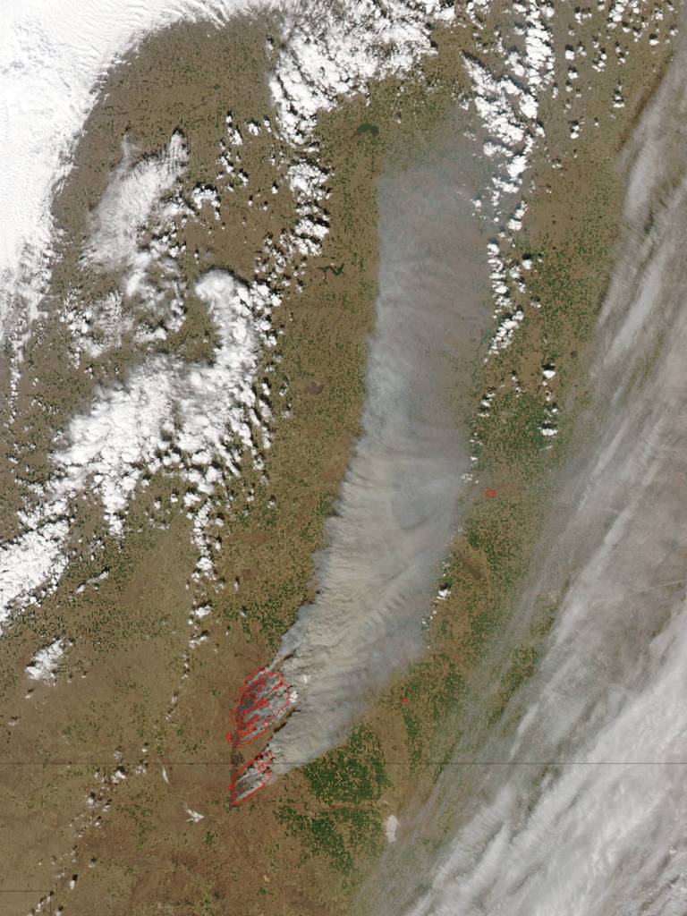 Anderson Creek Fire in Kansas