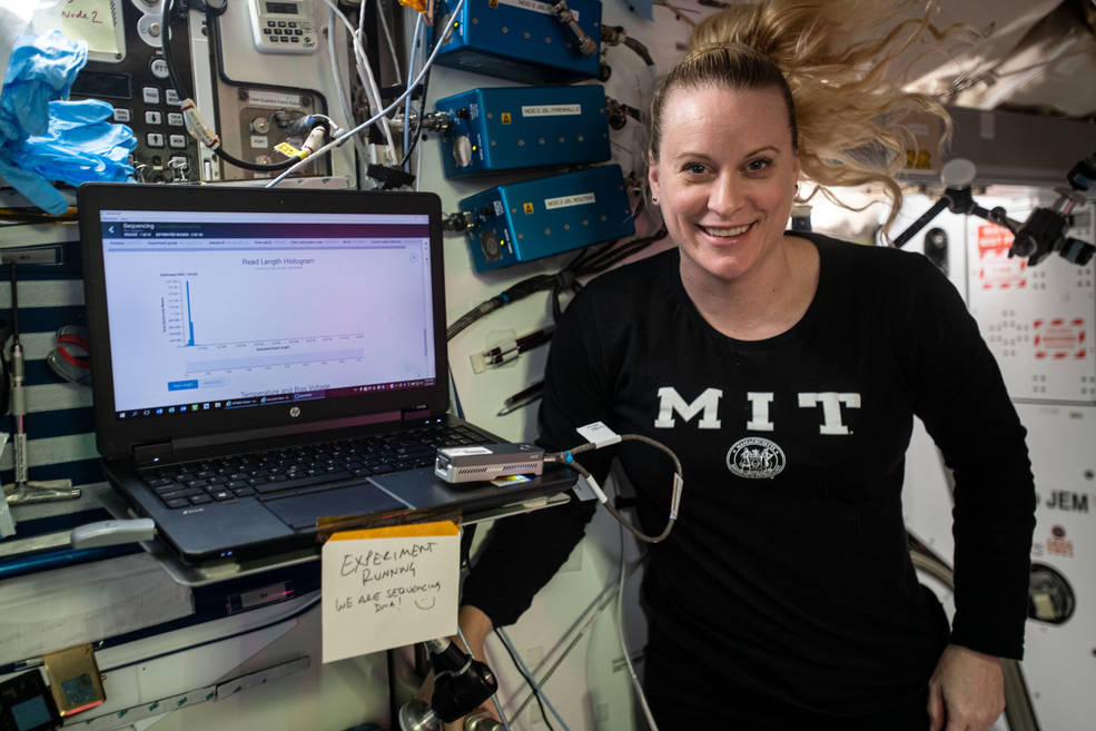 NASA Astronaut Kate Rubins on the International Space Station