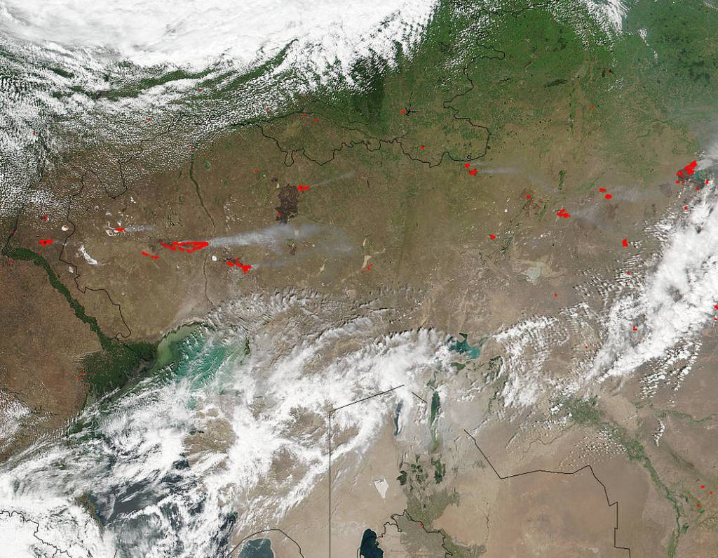 NASA Sees Smoke, Fires and Scarred Land in Kazakhstan