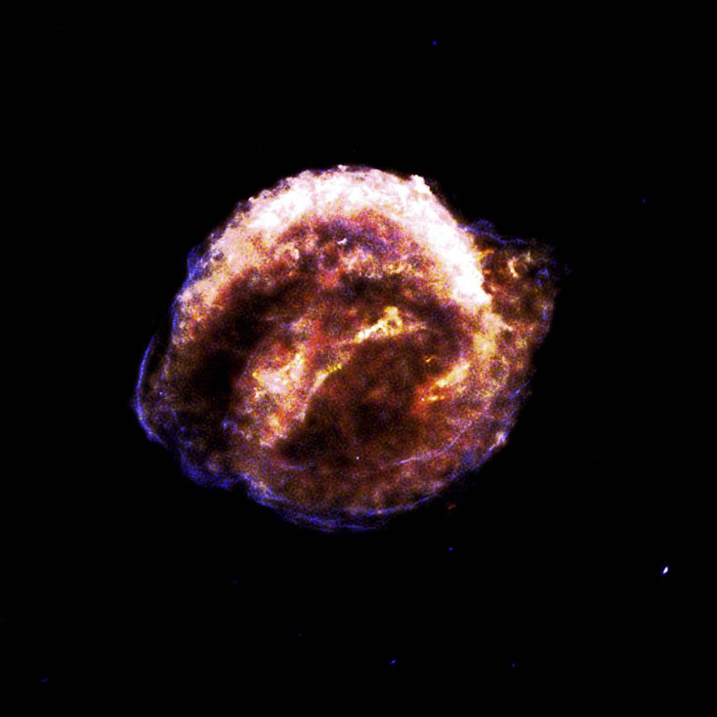 Kepler’s Supernova Remnant: Debris from Stellar Explosion Not Slowed After 400 Years