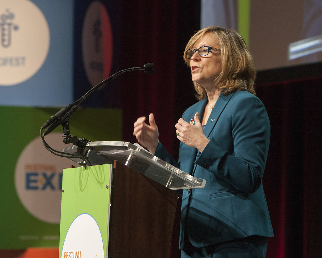 NASA’s Deputy Associate Administrator for Education, Kris Brown, speaking at the 2018 Science & Engineering Festival