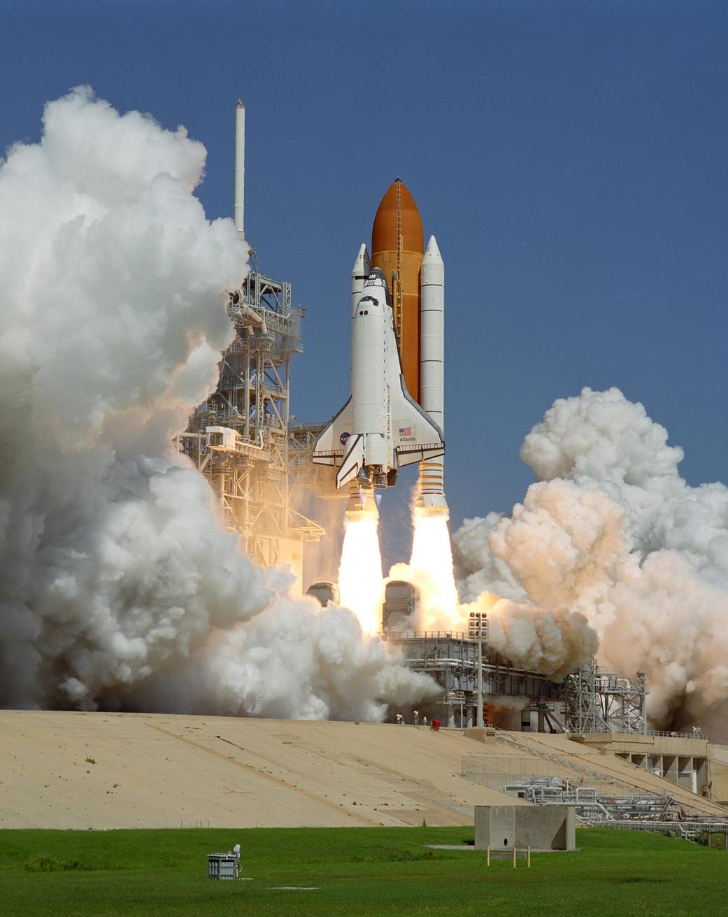 This week in 2000, space shuttle Atlantis, mission STS-115, launched from the Kennedy Space Center on the 19th flight to the ISS