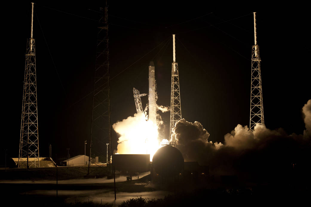 SpaceX Falcon 9 rocket launches