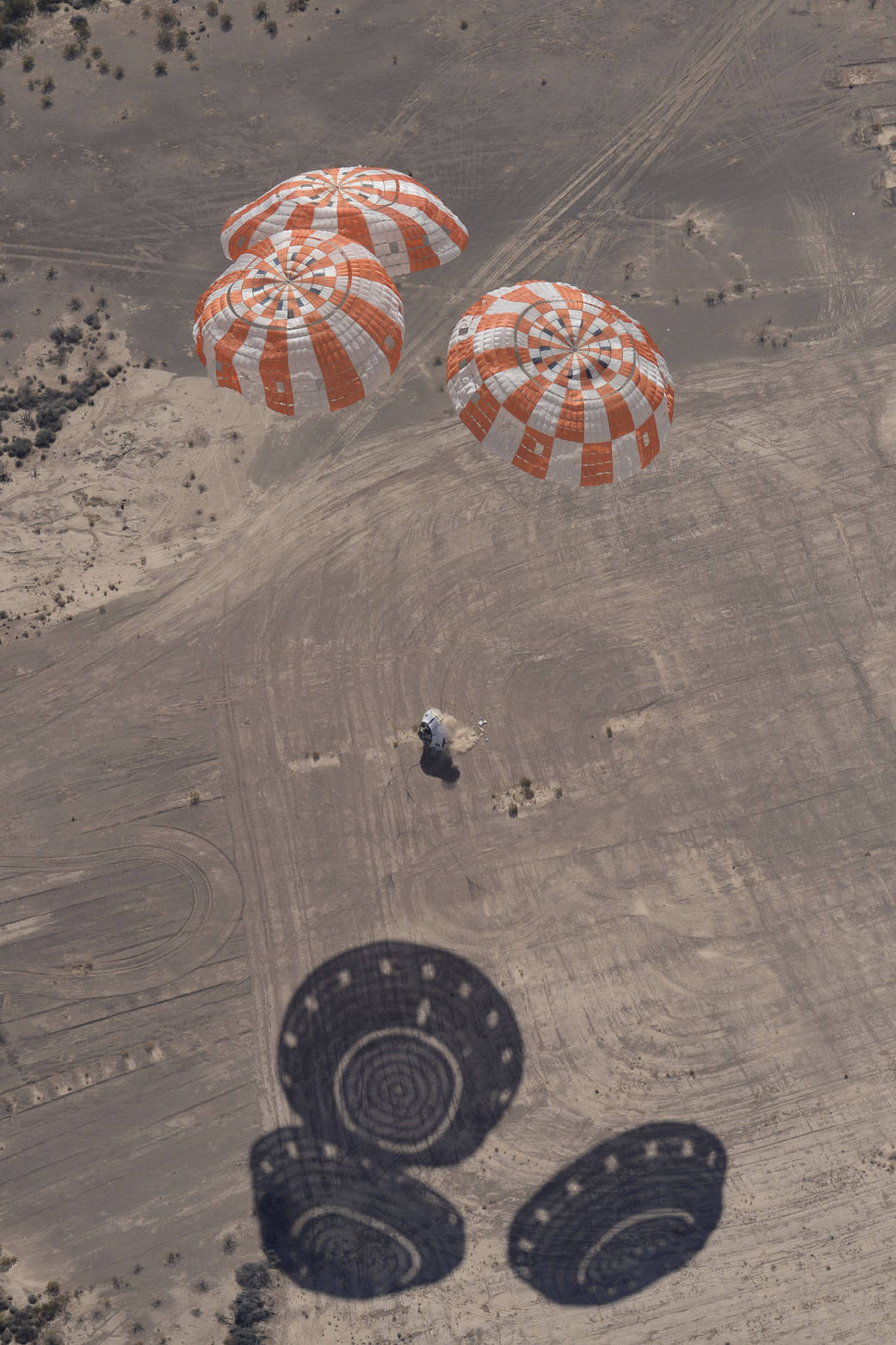 Orion Touches Down Following Successful Parachute Test