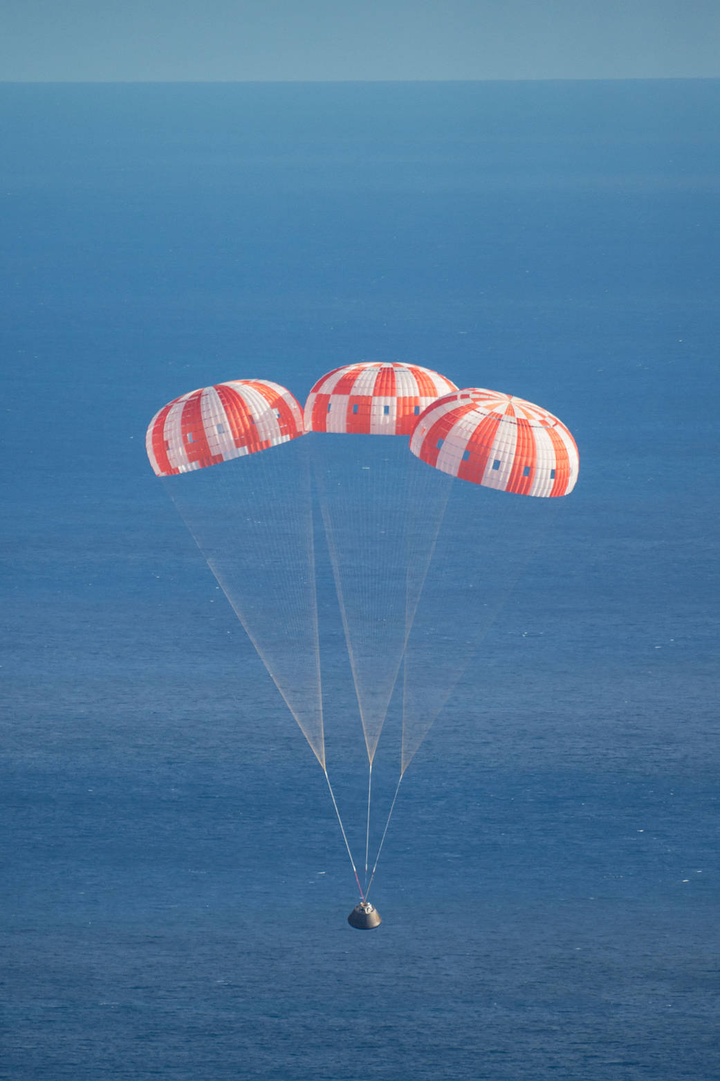Orion Floats Toward Pacific Ocean