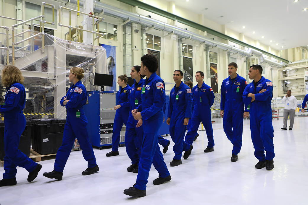 2017 ASCAN Tour of KSC at O&C Hi-Bay Orion Tour.