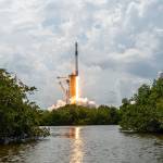 A SpaceX Falcon 9 rocket and Crew Dragon spacecraft lifts off from Launch Complex 39A at NASA’s Kennedy Space Center in Florida on May 30, 2020.