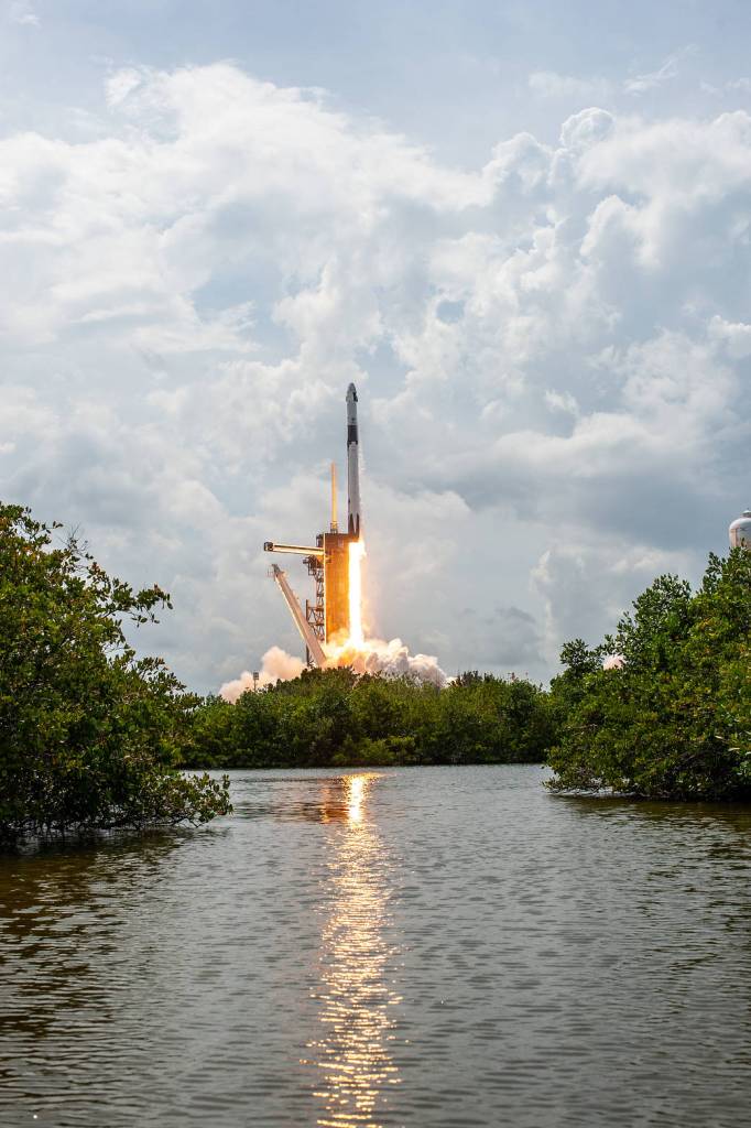 SpaceX Demo-2 Liftoff