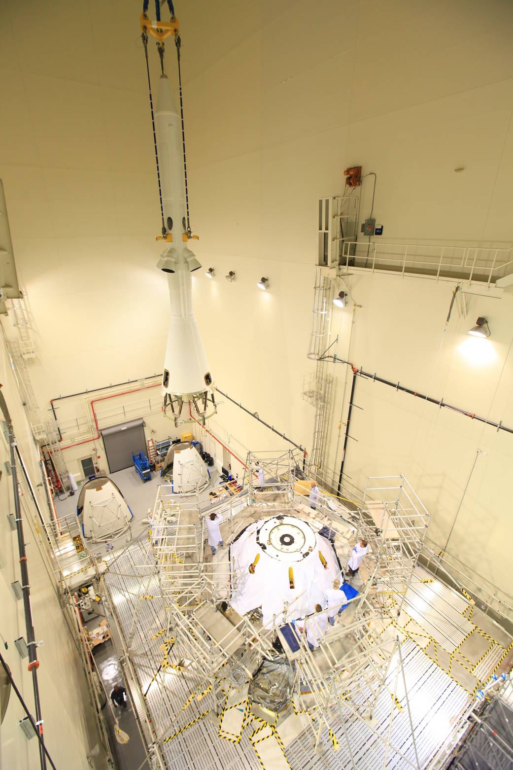 Orion Launch Abort System Installed