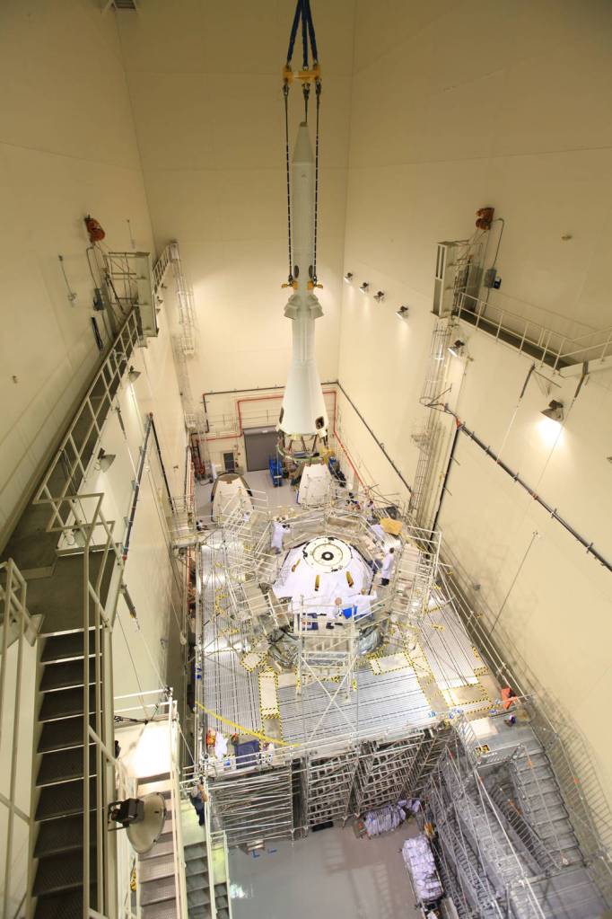 Orion’s Launch Abort System Installed