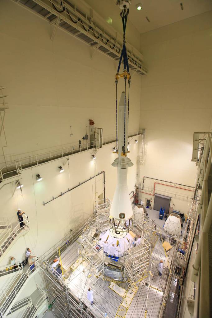 Orion’s Launch Abort System Installed