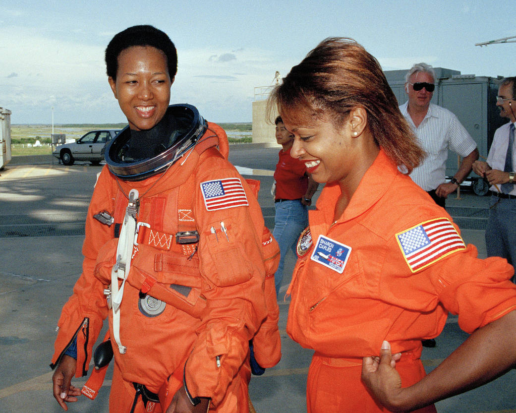 Mae Jemison and Sharon McDougle