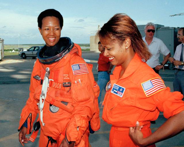 Mae Jemison and Sharon McDougle