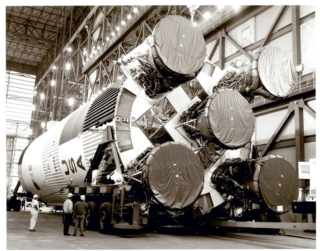This week in 1968, the Saturn S-IC-6 arrived at the Mississippi Test Facility from the Michoud Assembly Facility. 