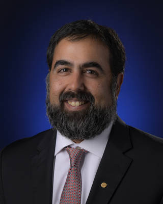 Portrait of Amit Kshatriya, who is deputy associate administrator for the Moon to Mars Program Office in NASA's Exploration Systems Development Mission Directorate.