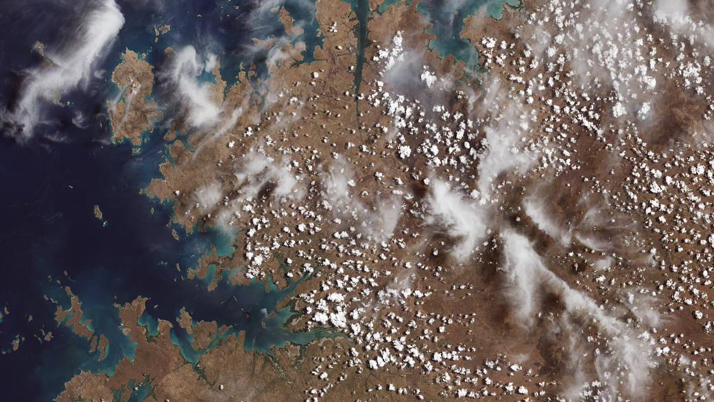 The first data from Landsat 9, of Australia's Kimberley Coast in Western Australia, shows off the capabilities of the two instruments on the spacecraft. This image, from the Operational Land Imager 2, or OLI-2, was acquired on Oct. 31, 2021. 