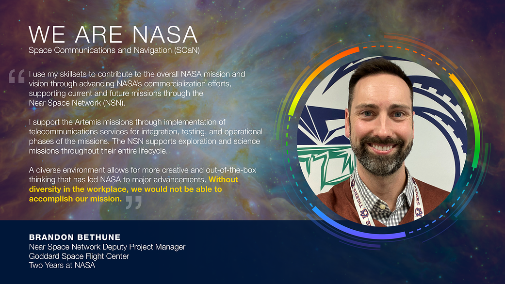 We Are NASA: Brandon Bethune, Near Space Network Deputy Project Manager