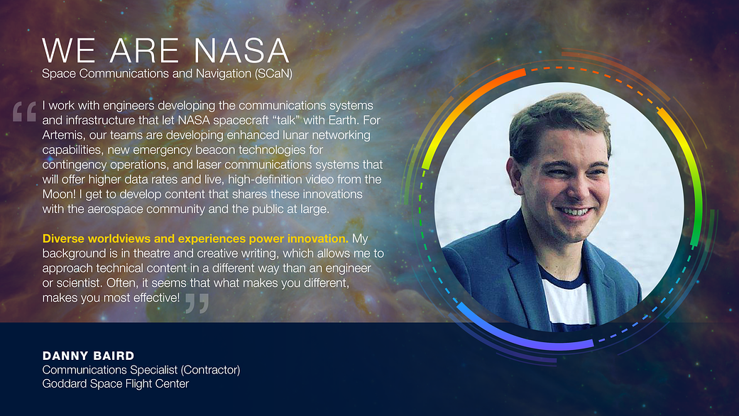 We Are NASA: Danny Baird, Communications Specialist (Contractor)