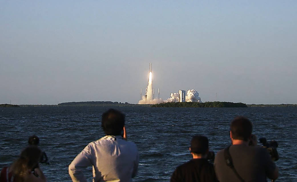 Atlas V Launch Vehicle Boosts OSIRIS-REx to an Asteroid