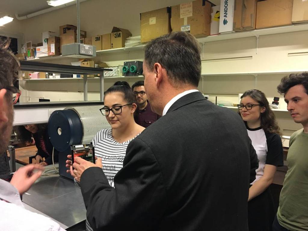 University College Dublin Physics Students Meet With Acting NASA Administrator Robert Lightfoot