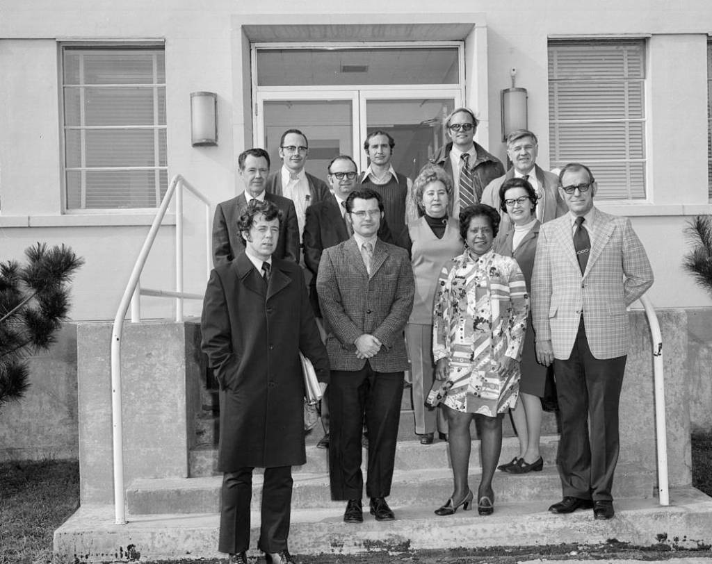 High Speed Aircraft Division and Branch Personnel with Mary W. Jackson