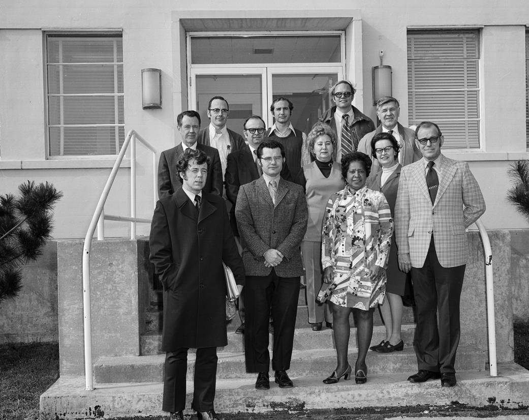 High Speed Aircraft Division and Branch Personnel with Mary W. Jackson